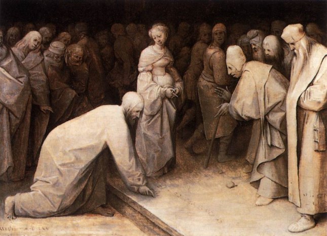 997px-Pieter_Bruegel_the_Elder_-_Christ_and_the_Woman_Taken_in_Adultery_-_WGA03469.jpg